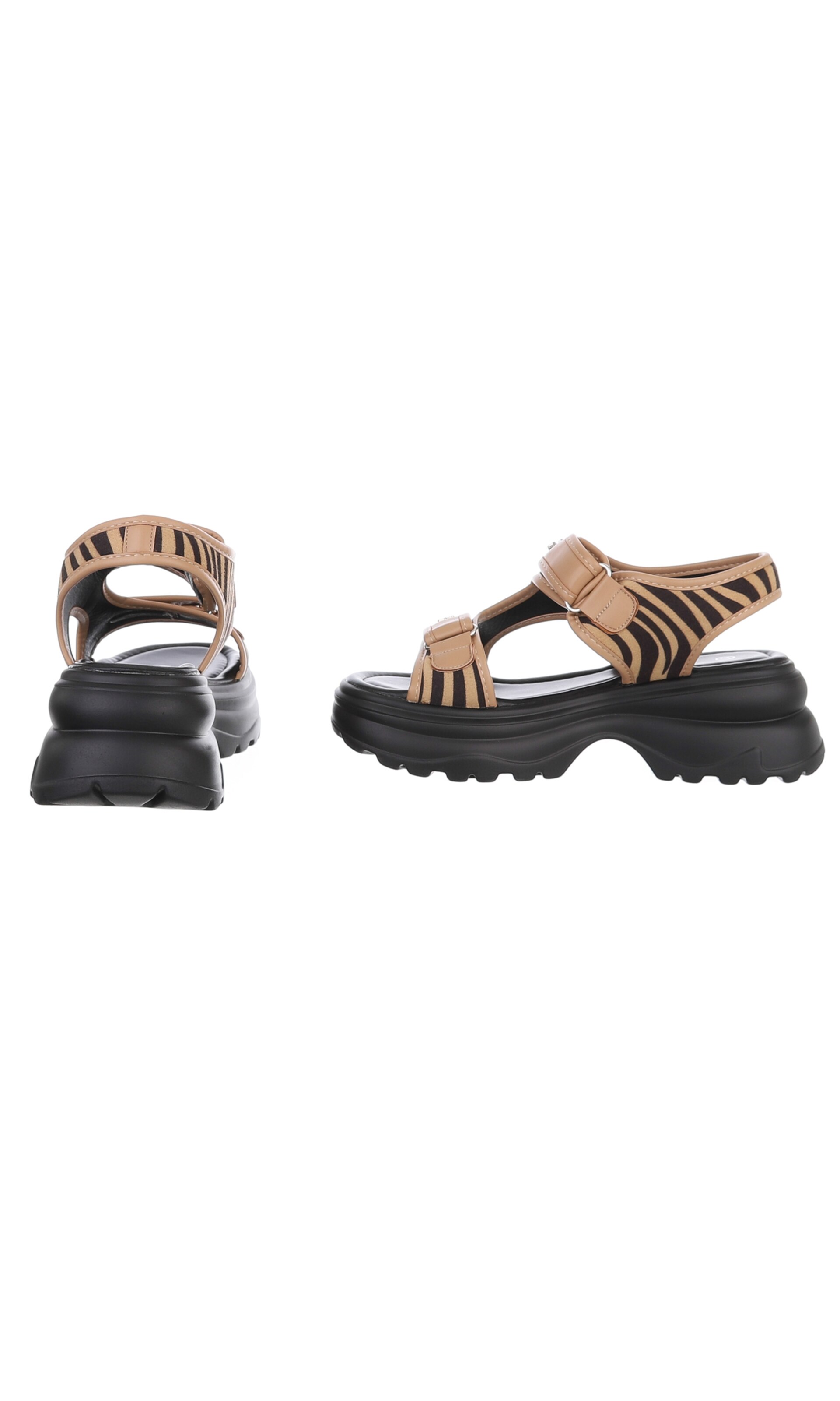 Ital-Design Hiking Sandals in Beige