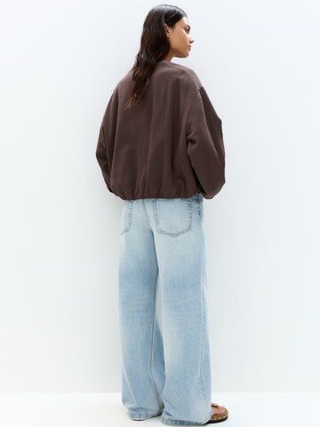 Pull&Bear Prehodna jakna | rjava barva