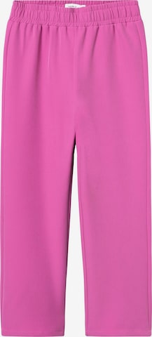 NAME IT Wide leg Trousers in Pink: front