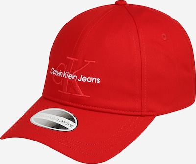Calvin Klein Jeans Шапка с козирка в червено / черно / бяло, Преглед на продукта