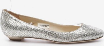 JIMMY CHOO Flats & Loafers in 36 in Silver: front