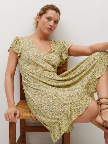 Robe d’été 'GRACIOSA' MANGO en jaune