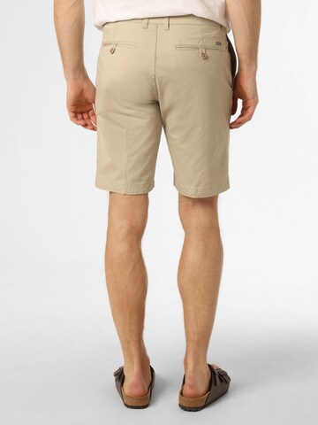 bugatti - regular Pantalón chino en beige