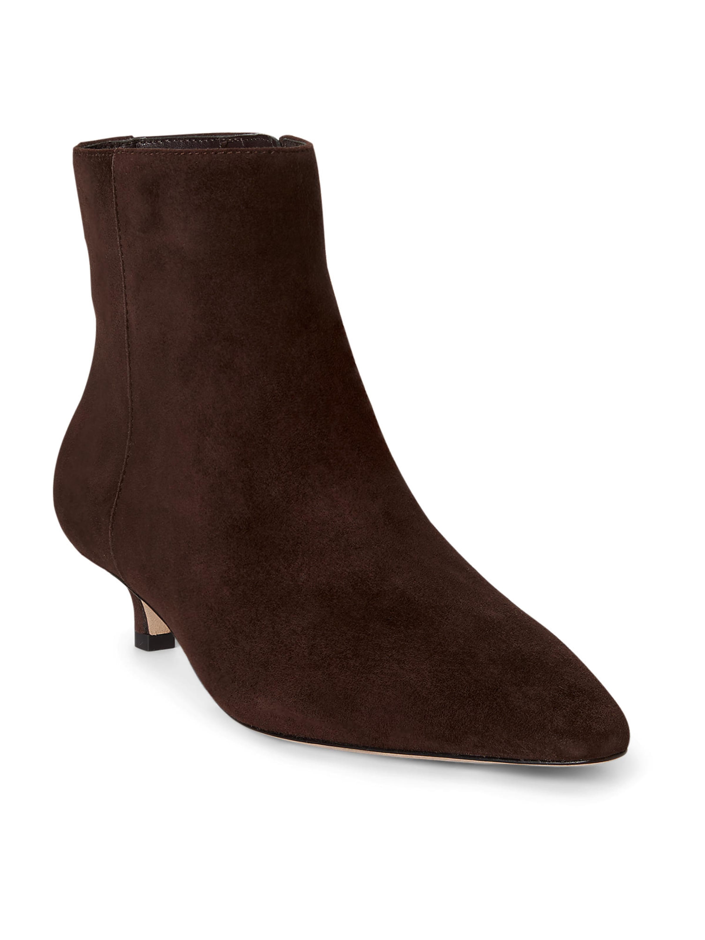 Lauren Ralph Lauren - Botas de tobillo 'FRNCSA' en marrón: frente
