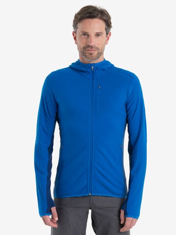 ICEBREAKER Funkcionalna jakna 'Descender' | modra barva: sprednja stran