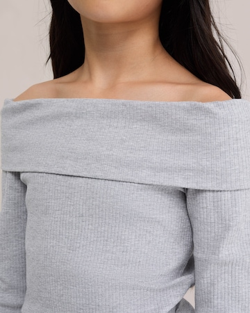 WE Fashion - Camiseta en gris