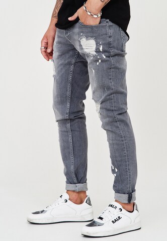 behype Regular Jeans 'SLY' in Grau