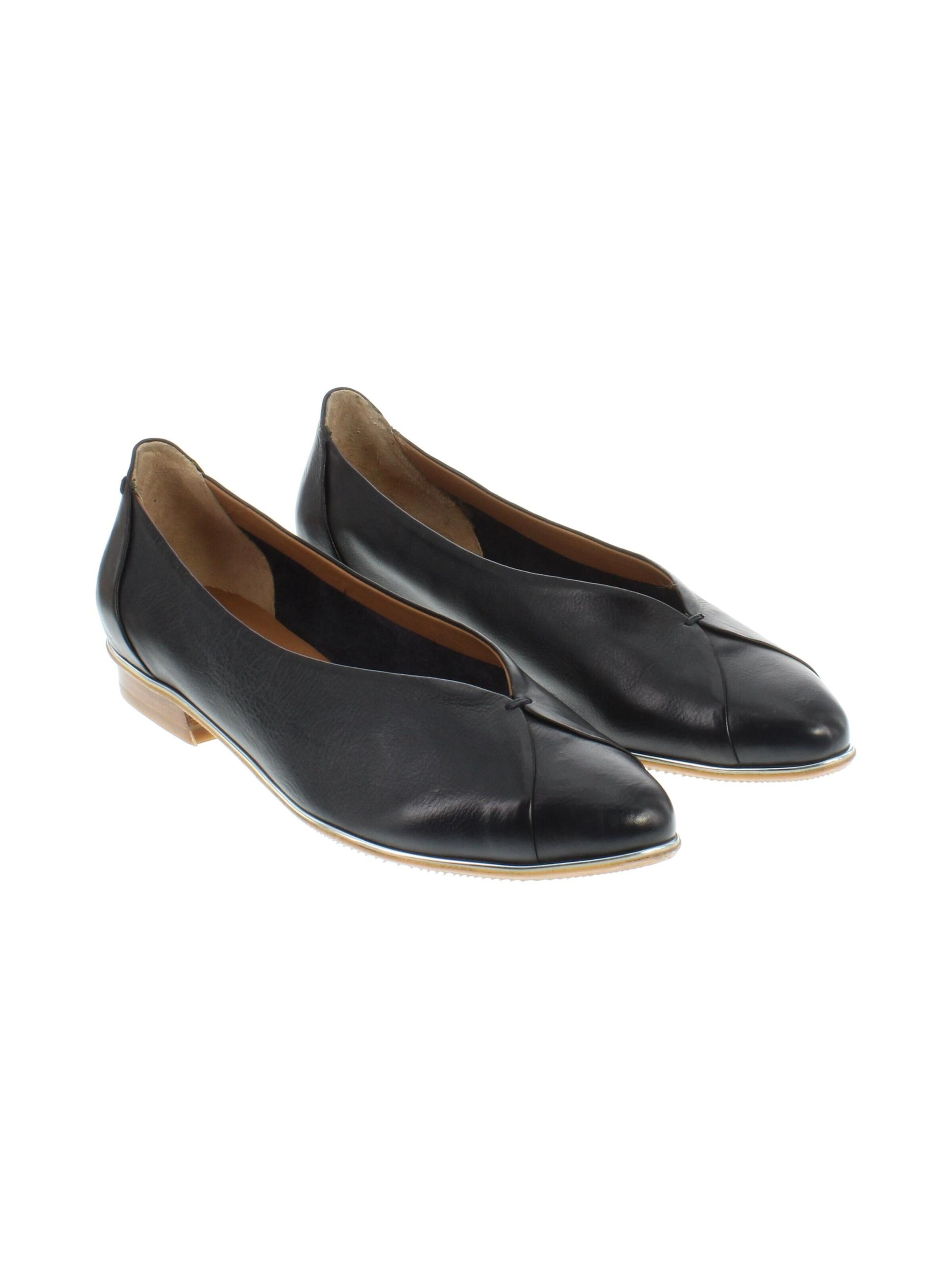 Everybody Ballet Flats 'BETA - Ballerina mit V-Ausschnitt' in Blue