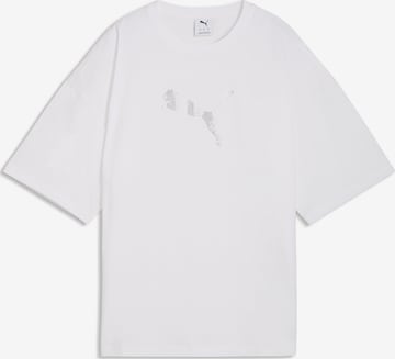 T-shirt 'Essentials' PUMA en blanc : devant