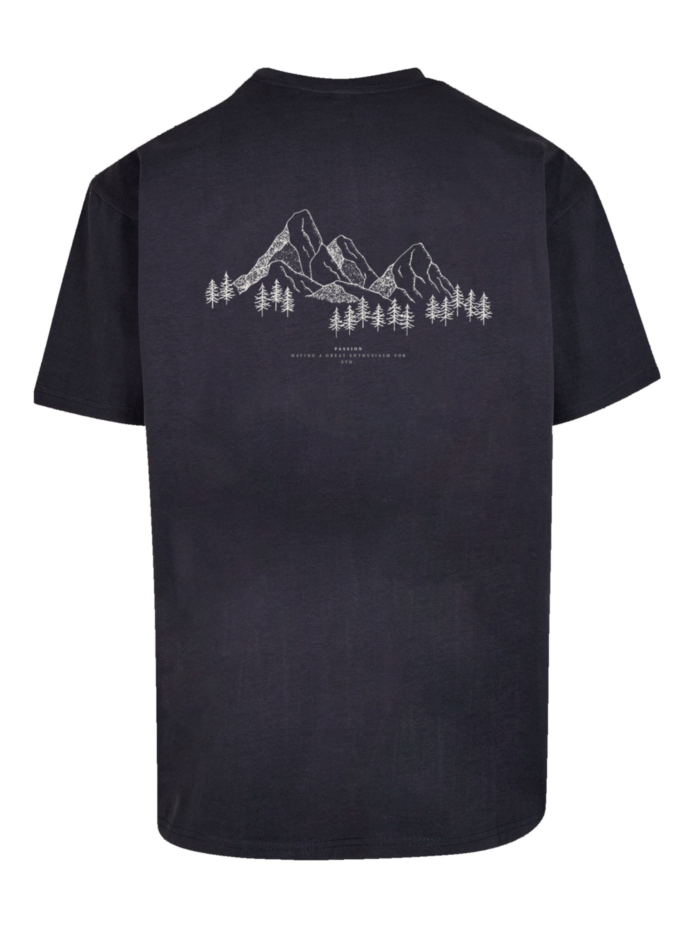 F4NT4STIC T-Shirt 'Mountain' in Blau: Vorderseite