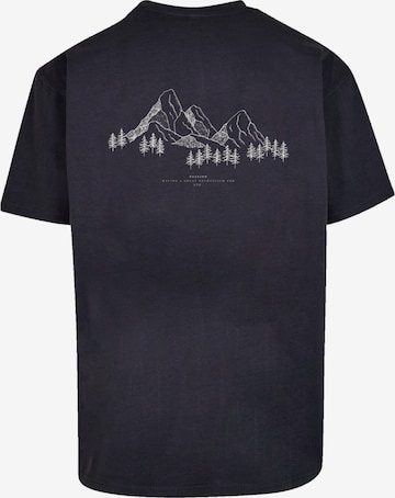 F4NT4STIC T-Shirt 'Mountain' in Blau: Vorderseite