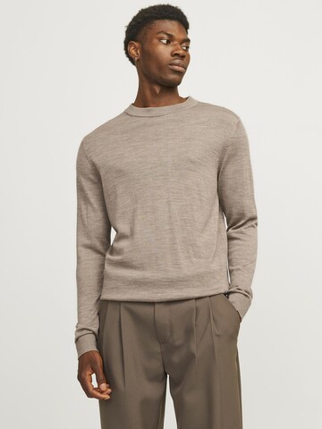 JACK & JONES Trui 'JPRMark' in Grijs: voorkant
