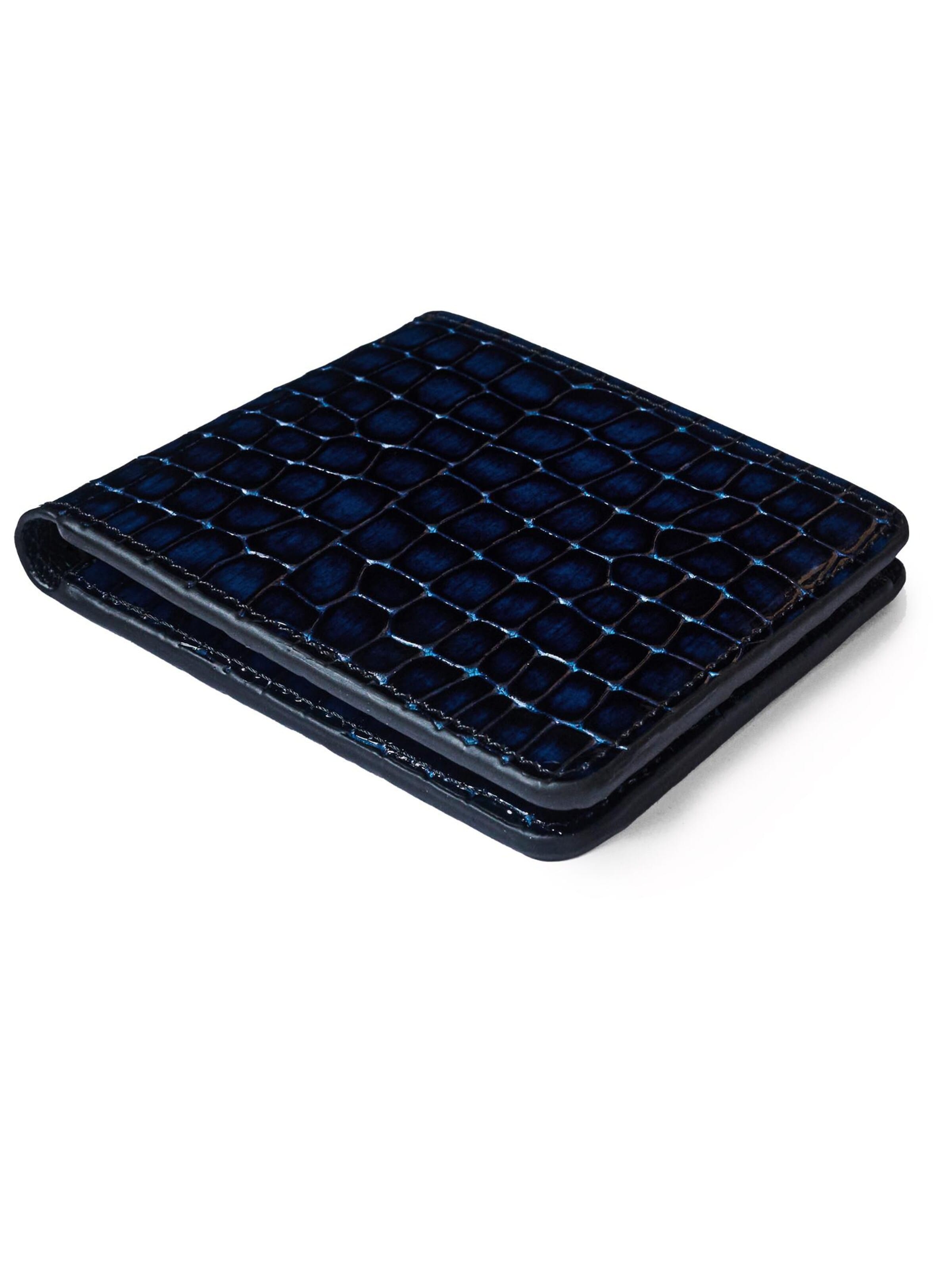 Porte-monnaies 'Croc Prestige' GT Collection en bleu