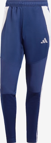 ADIDAS PERFORMANCE Конический (Tapered) Спортивные штаны 'Tiro 24' в Синий: спереди
