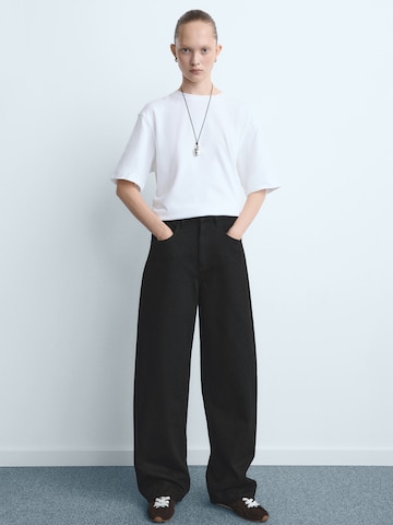 Wide Leg Jean 'Carol' MANGO en noir