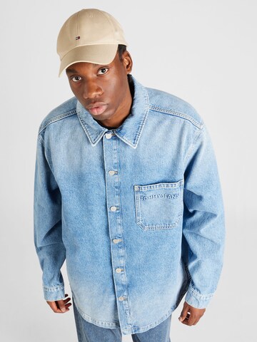 TOMMY HILFIGER Regular Fit Hemd in Blau: Vorderseite