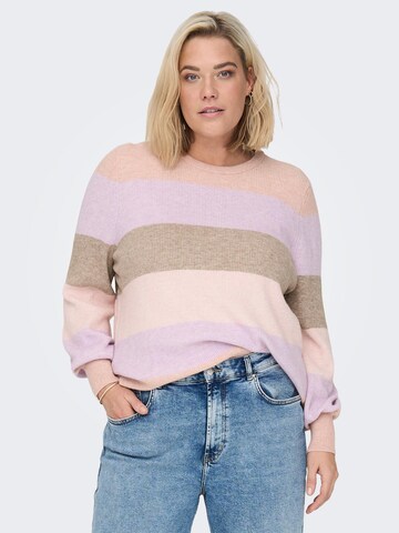 ONLY Carmakoma Sweater 'DARIA' in Mixed colors