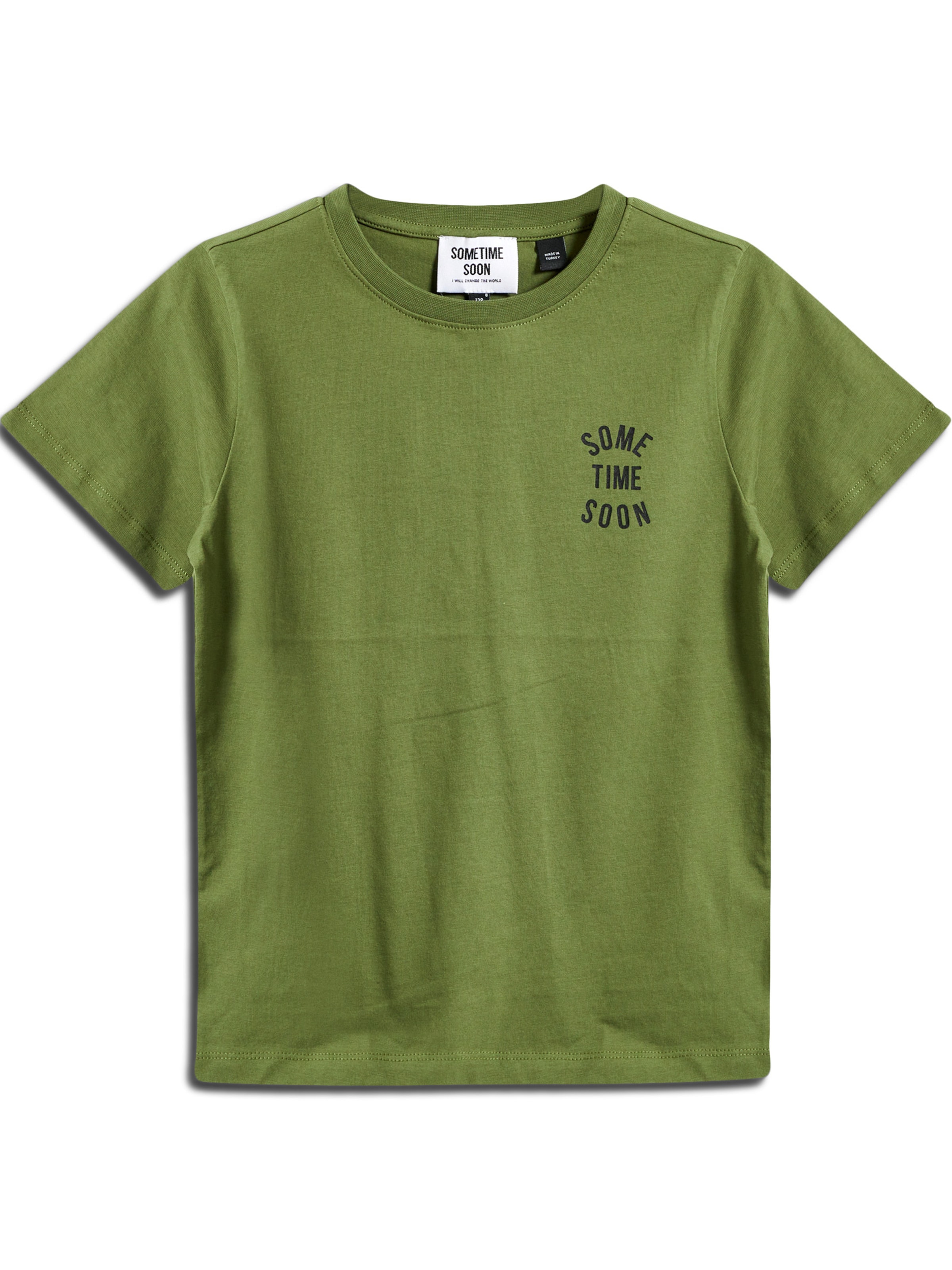 SOMETIME SOON Shirts 'Revolution' i grøn: forside