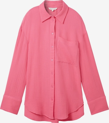 TOM TAILOR Bluse in Pink: predná strana