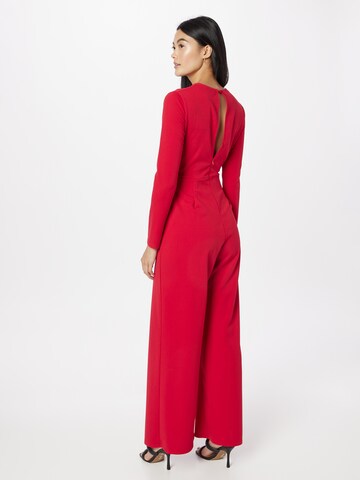 Tuta jumpsuit di Warehouse in rosso