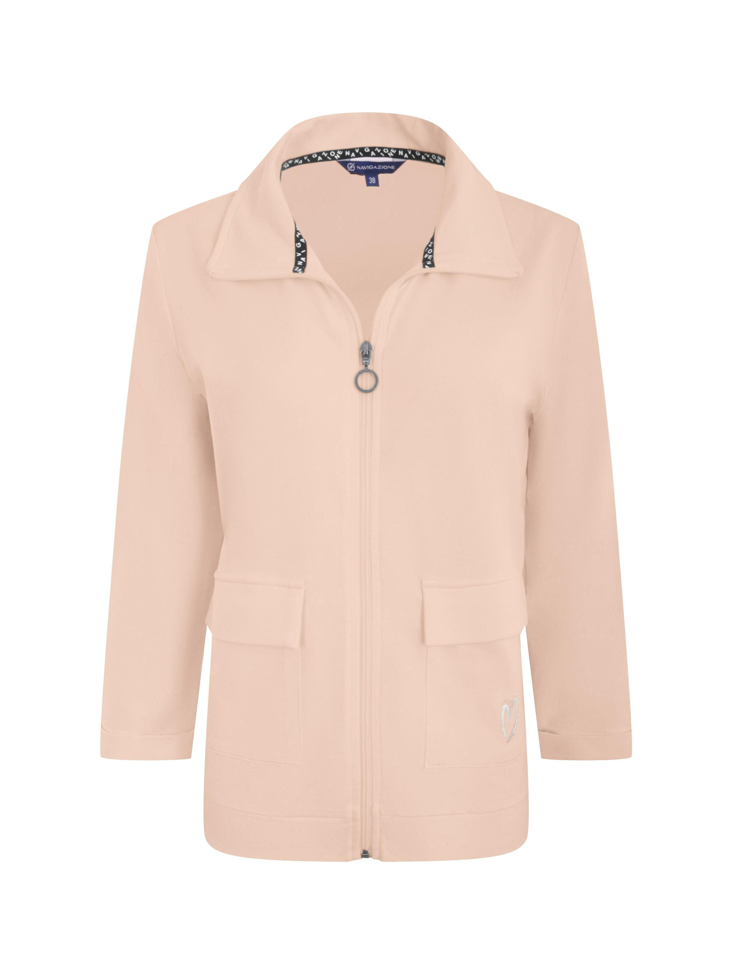 Veste de survêtement Navigazione en beige : devant