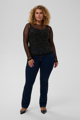 KAFFE CURVE Shirt 'KCTina' in Schwarz