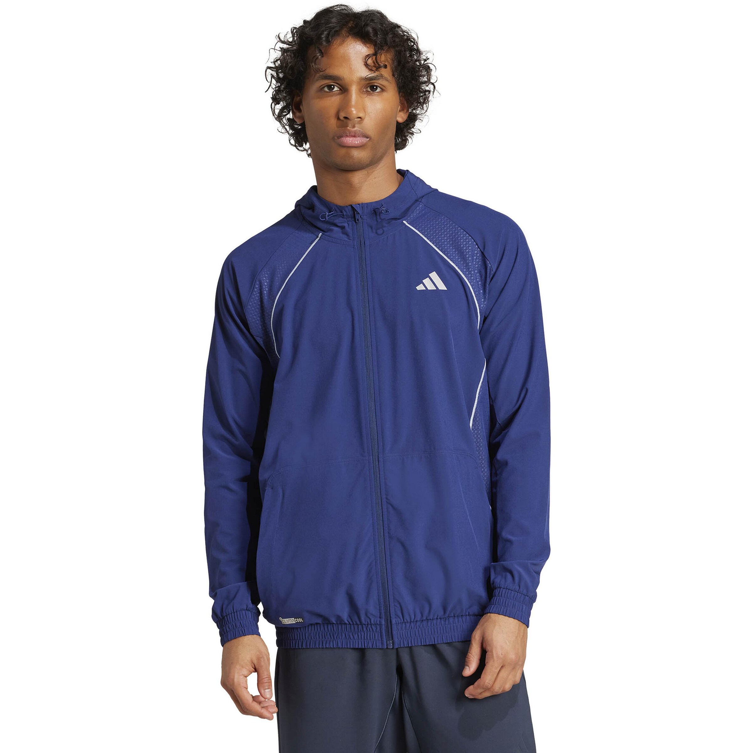 Vestes d’entraînement ADIDAS PERFORMANCE en bleu : devant