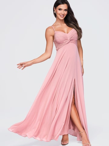 Ombre Abendkleid‌‌‌‌‌‌‌‌‌ in Pink: Vorderseite