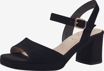 TAMARIS Sandals in Black: front