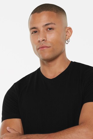 Harlem Soul T-Shirt V-Neck, 2er-Pack in Schwarz