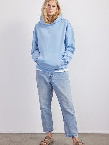 BEARTH Sweatshirt 'Hoodie Bio-Baumwoll-Mix' in Blue