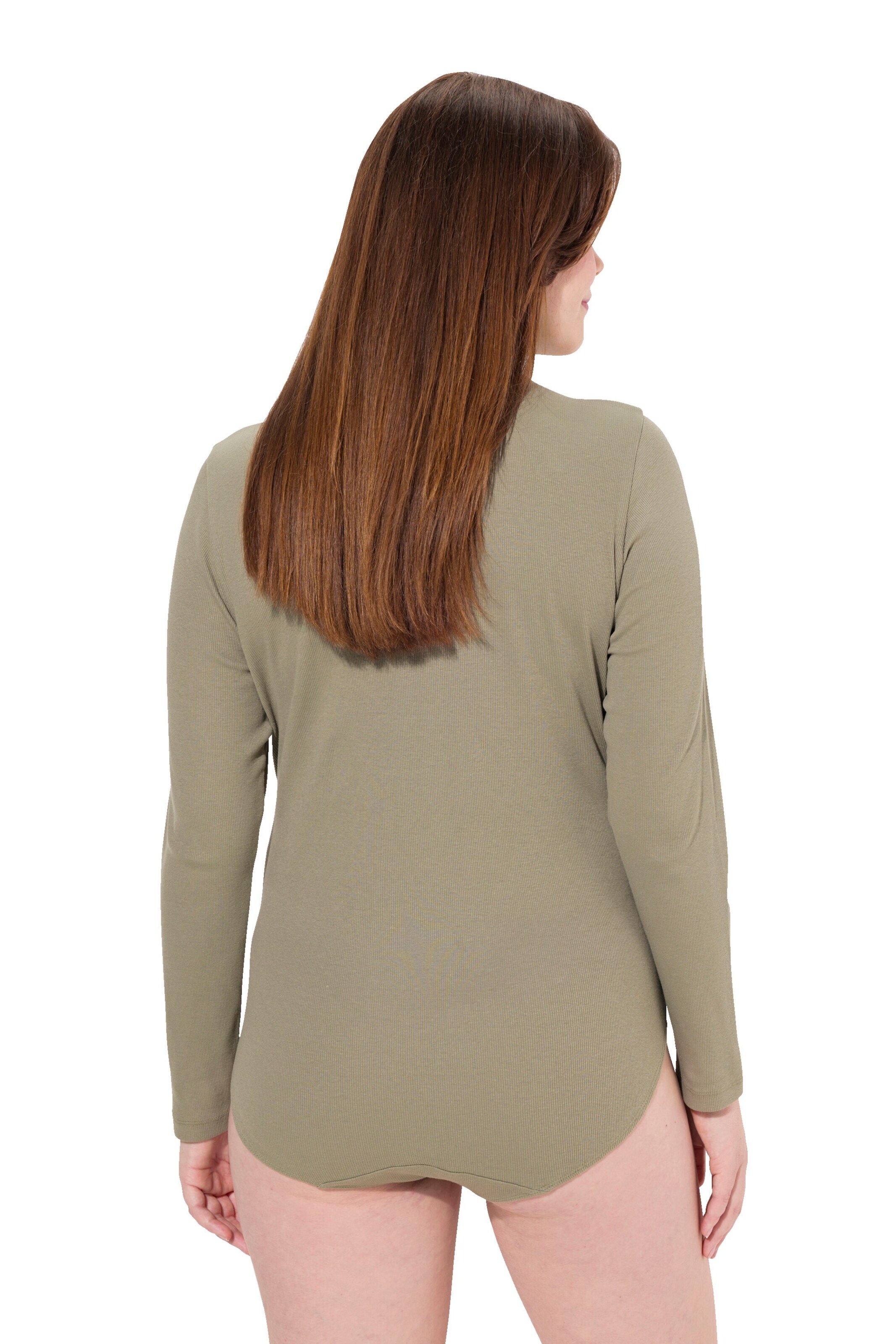 Ulla Popken Shirt body in Grijs