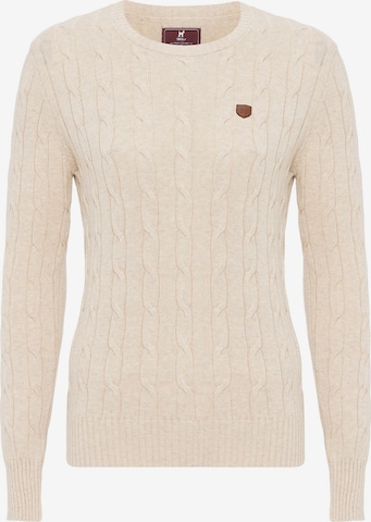 Pullover 'Fuerteventura' di Williot in beige: frontale