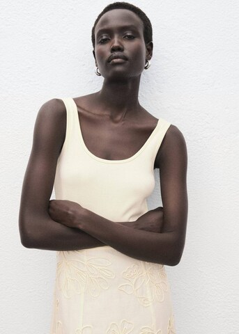 MANGO Kleid in Beige