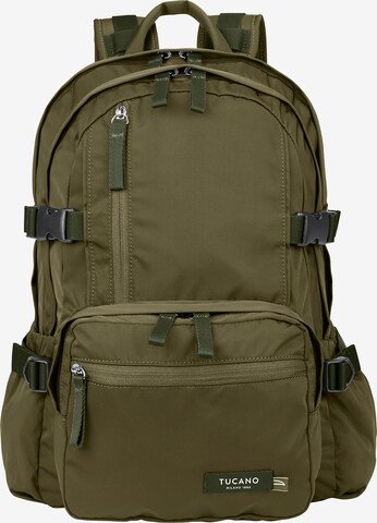 Zaino 'Zaino Unisex Tucano con Zip - 30x42,5x17,5 cm' di TUCANO in verde: frontale