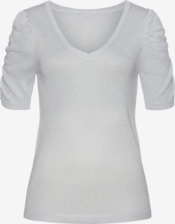 VIVANCE Sweater in Silver: front