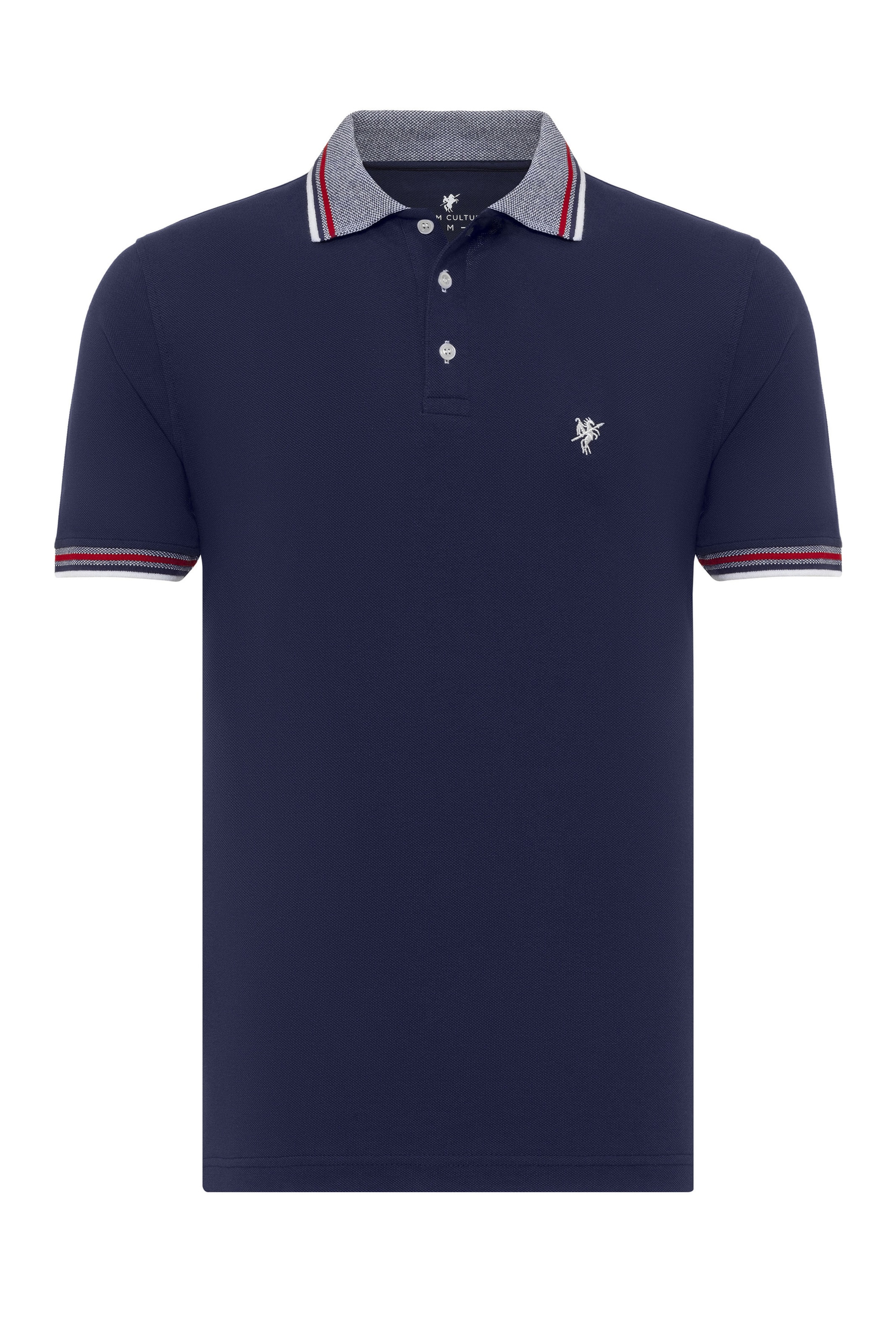 DENIM CULTURE Shirt LIONEL in Marine Blue ABOUT YOU