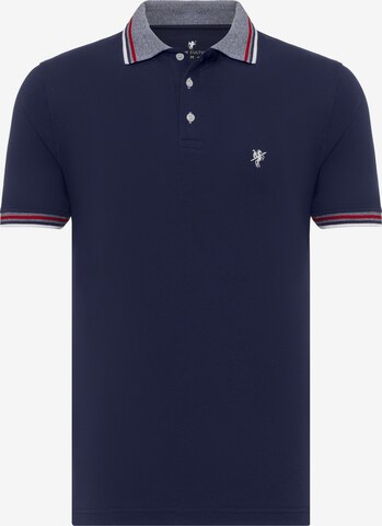 DENIM CULTURE - Camisa 'LIONEL' em azul: frente