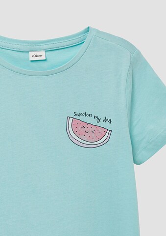 T-Shirt s.Oliver en bleu