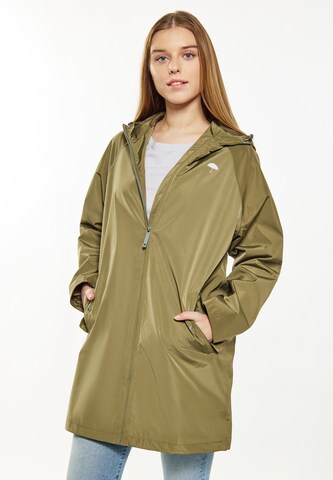 Schmuddelwedda Raincoat in Green: front