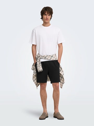 Regular Pantalon 'ONSKian' Only & Sons en noir