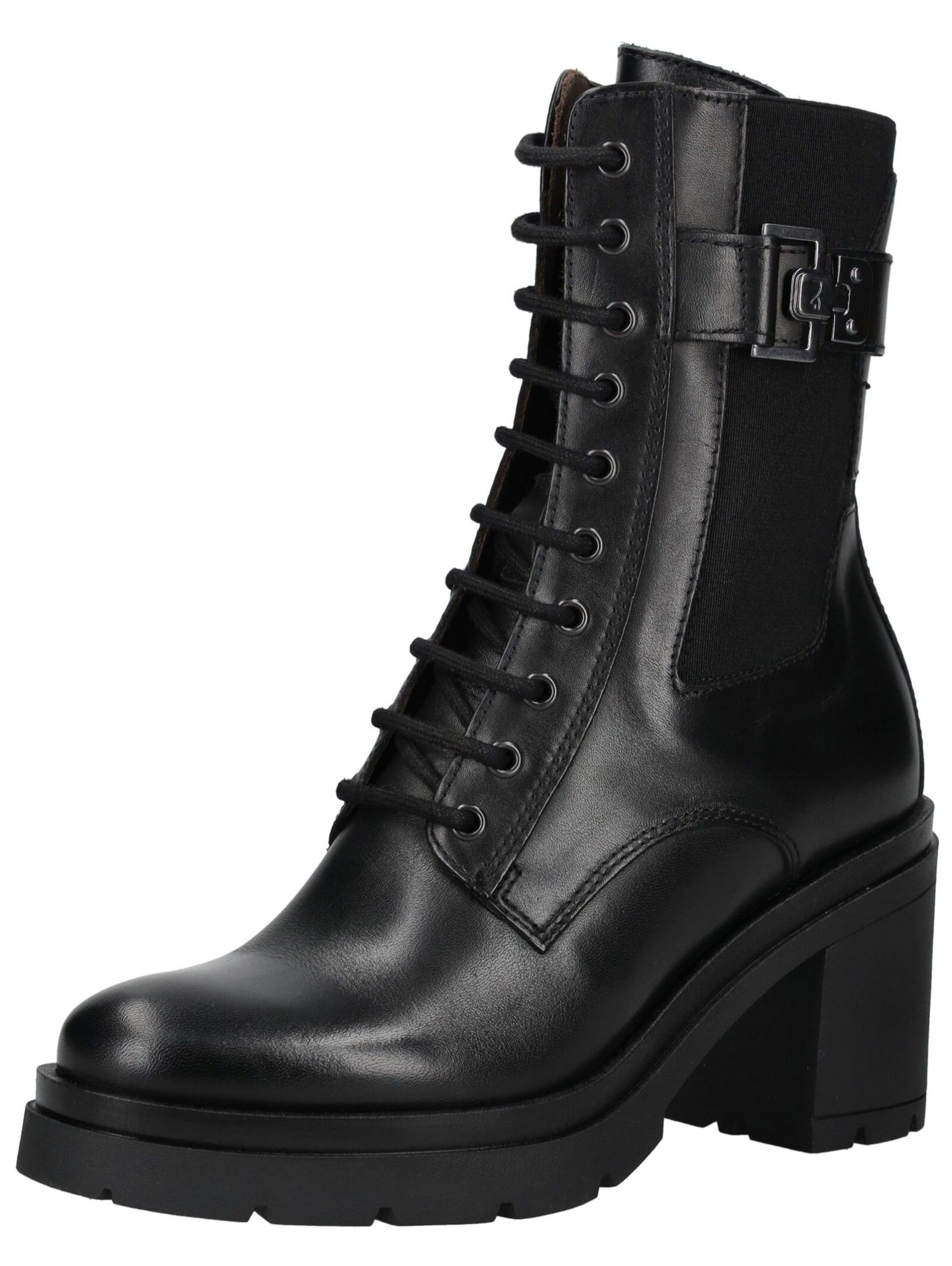 Nero Giardini Veterlaarsjes in Zwart: voorkant