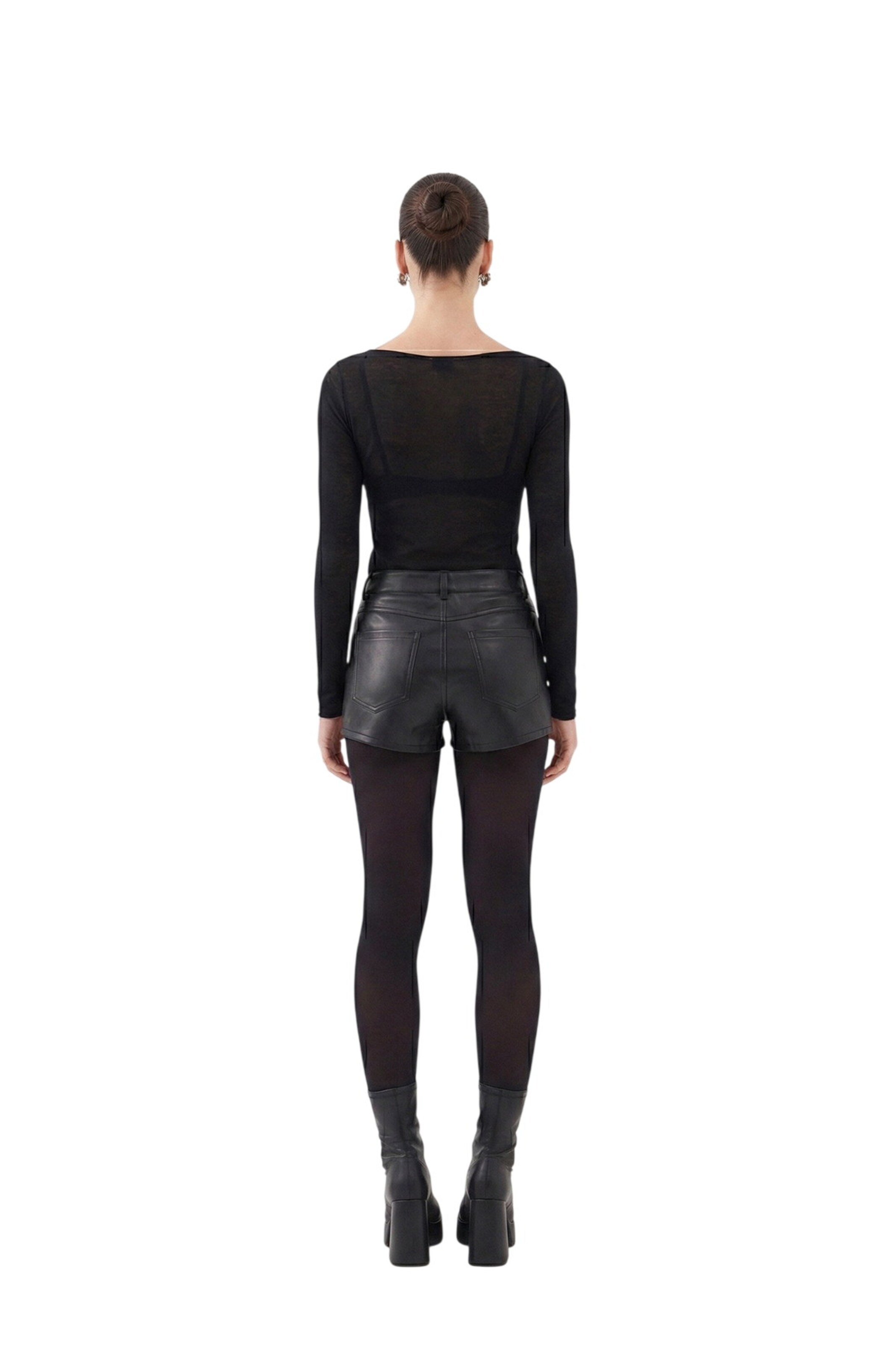HOLLY LOLLY Bluse in Schwarz