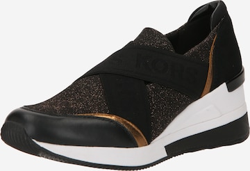 MICHAEL Michael Kors Slip-on 'GEENA' in Zwart: voorkant