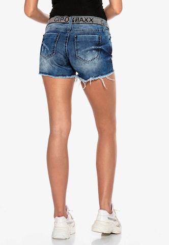 CIPO & BAXX Regular Shorts 'ELLA' in Blau