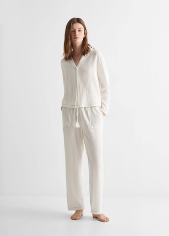 MANGO TEEN Pajamas 'Tarifa' in White: front