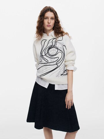 Desigual Trui in Wit: voorkant