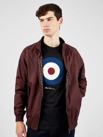 Ben Sherman Shirt 'Target' in Zwart