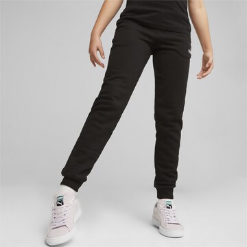 PUMA Regular Workout Pants 'ESS+ ANIMAL' in Black: front