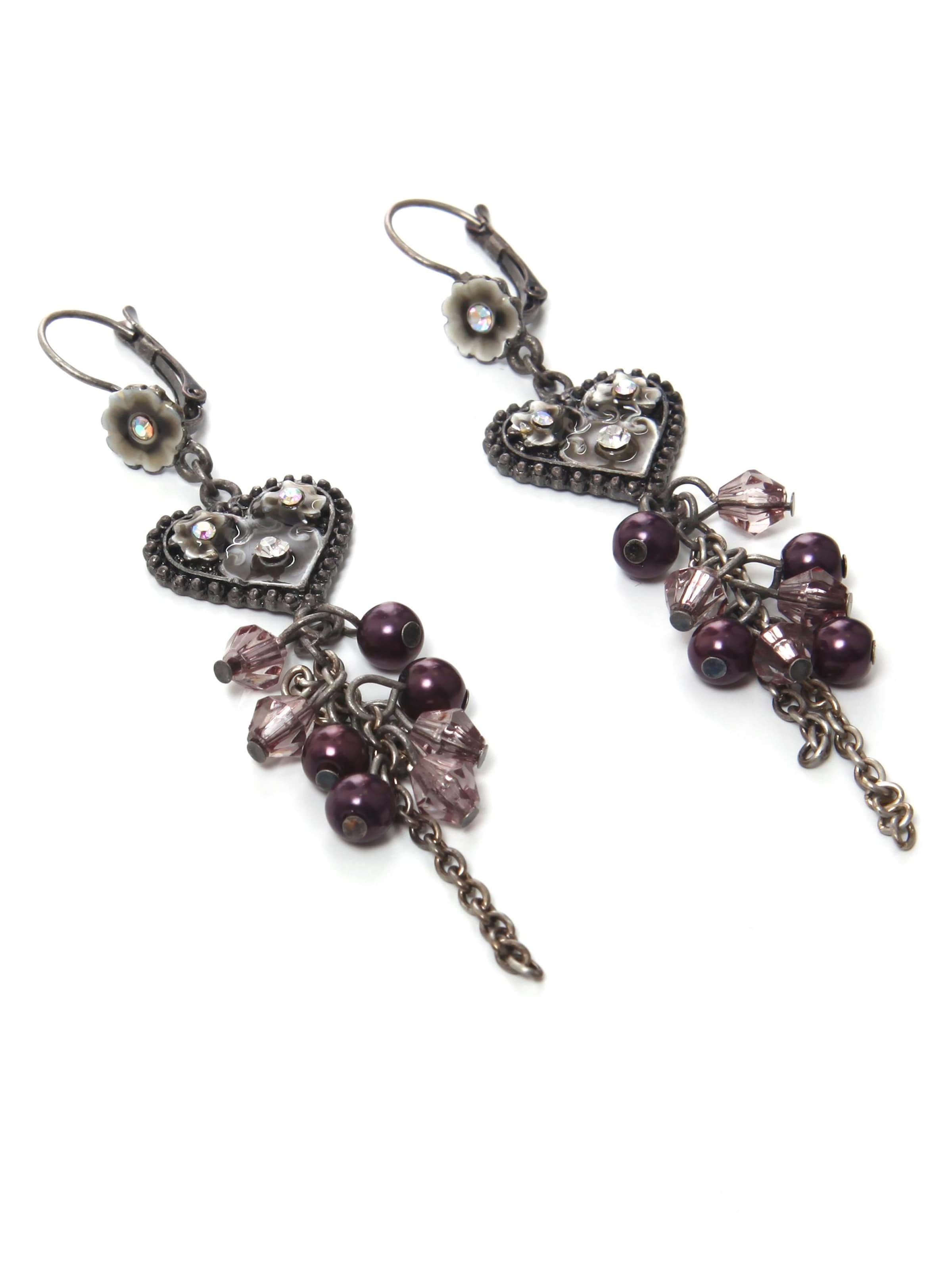 Allgäu Rebell Earrings 'Cate' in Black: front